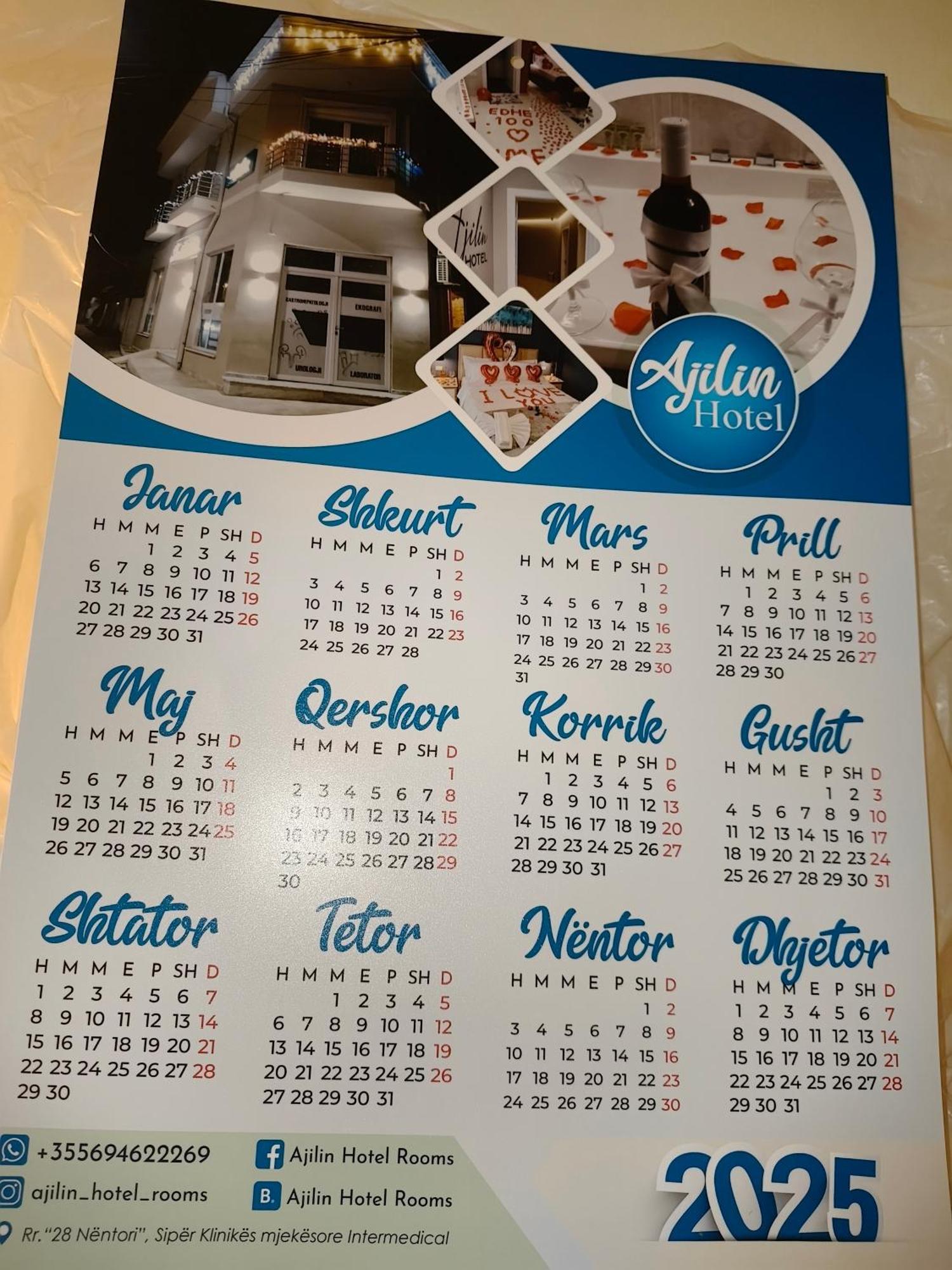 Ajilin Hotel Rooms Korce Exterior photo